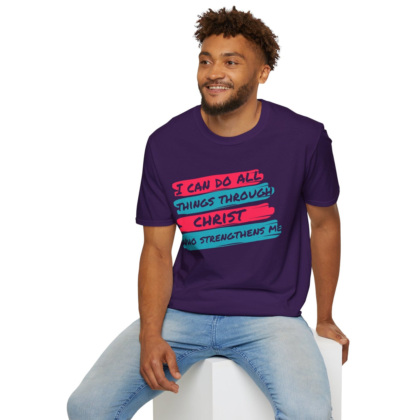 Unisex Softstyle T-Shirt - All things through Christ