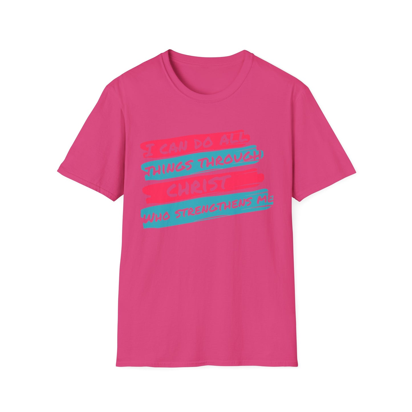Unisex Softstyle T-Shirt - All things through Christ