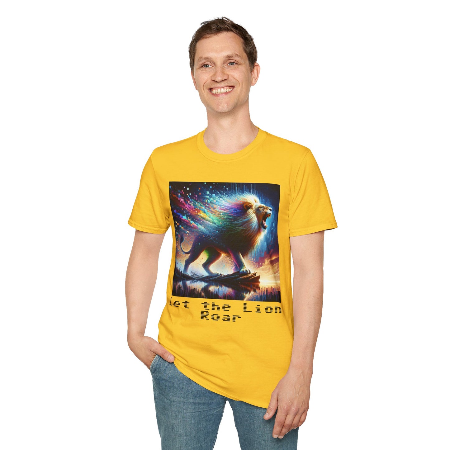 Unisex Softstyle T-Shirt - Lion roar