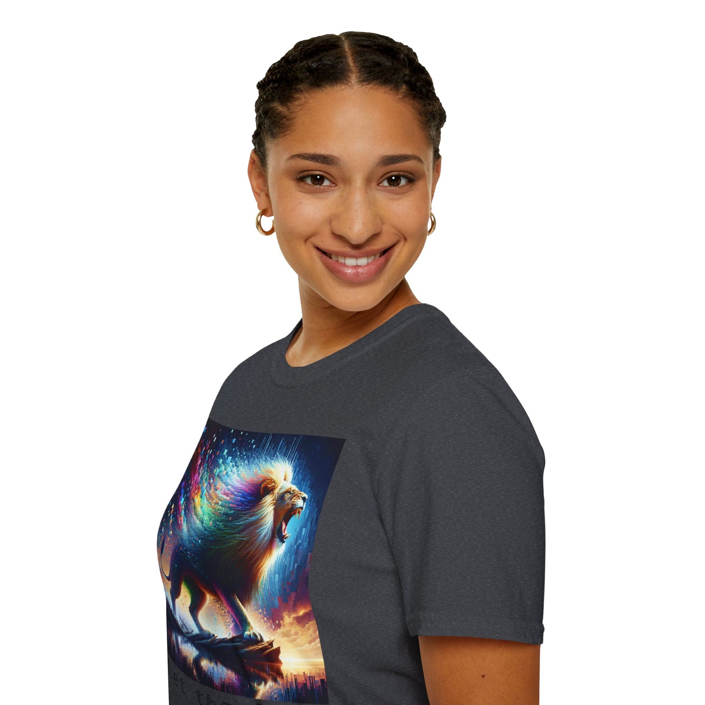 Unisex Softstyle T-Shirt - Lion roar