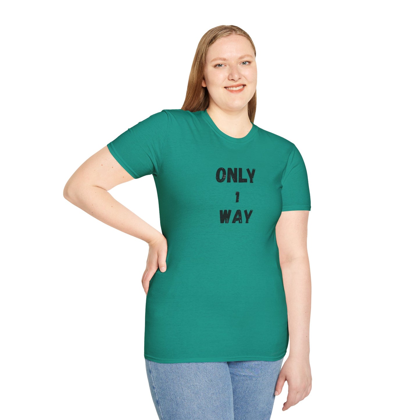 Unisex Softstyle T-Shirt - Only 1 way