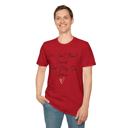 Unisex Softstyle T-Shirt - Meet Jesus