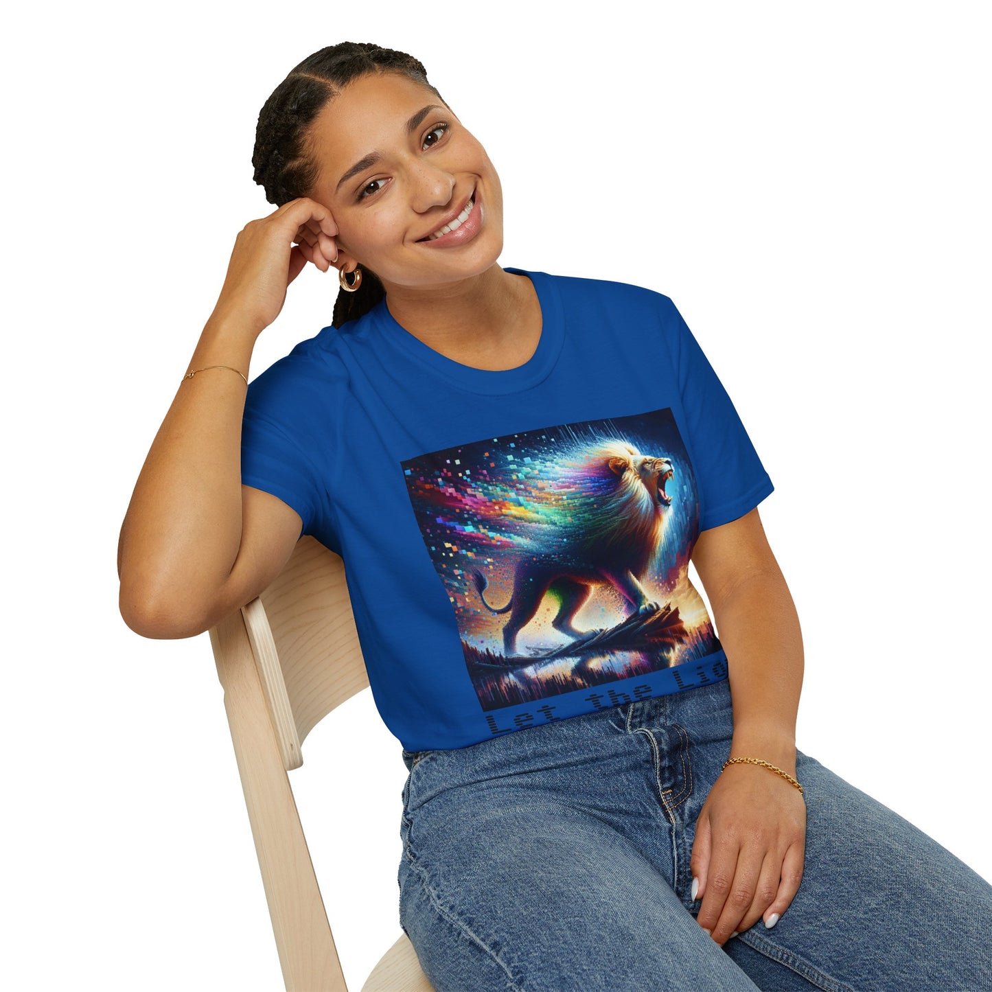 Unisex Softstyle T-Shirt - Lion roar
