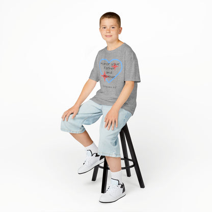 Kids Heavy Cotton™ Tee - Ephesians 6:2