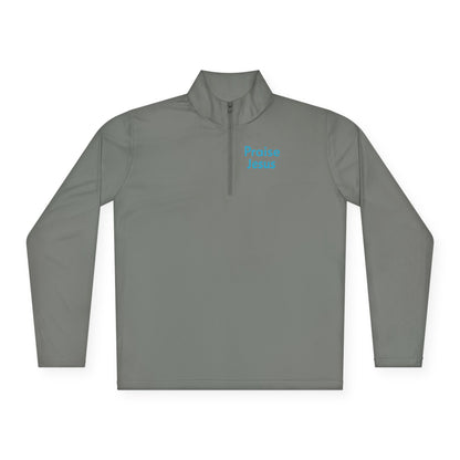 Unisex Quarter-Zip Pullover - Praise Jesus