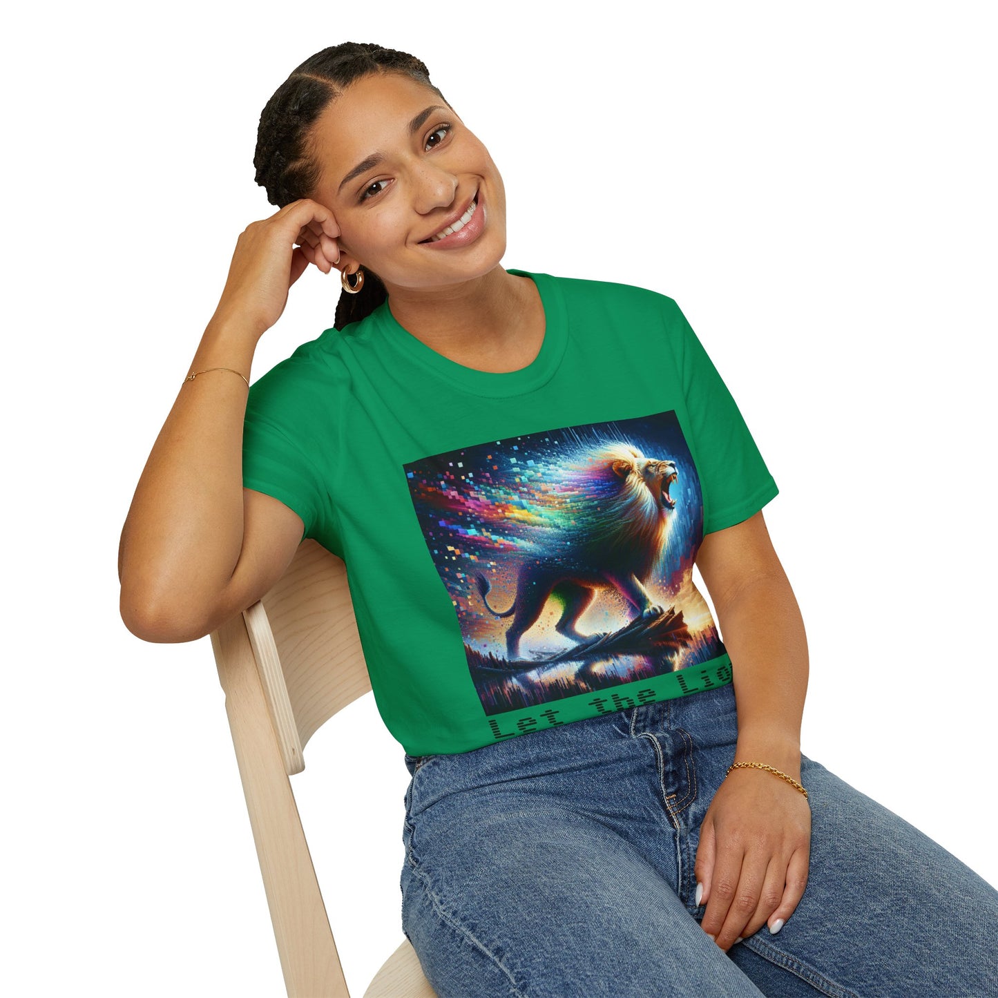 Unisex Softstyle T-Shirt - Lion roar