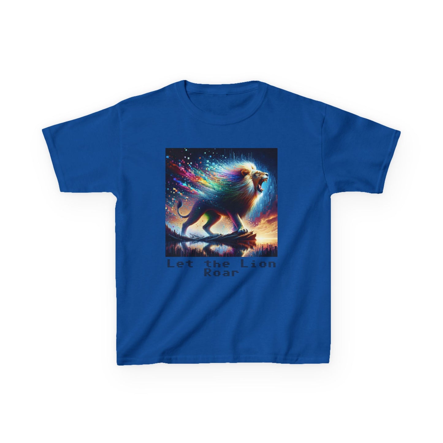 Kids Heavy Cotton™ Tee - Let the lion roar