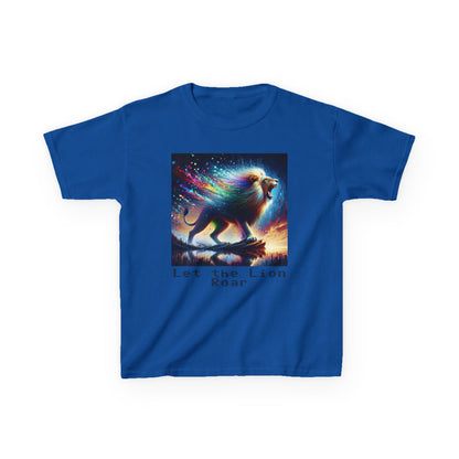 Kids Heavy Cotton™ Tee - Let the lion roar