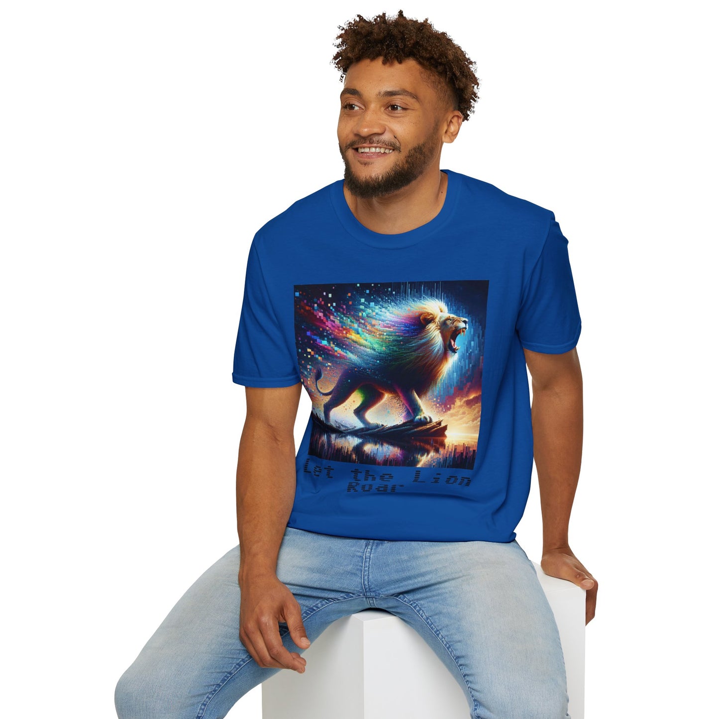 Unisex Softstyle T-Shirt - Lion roar