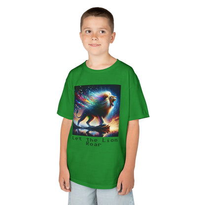 Kids Heavy Cotton™ Tee - Let the lion roar