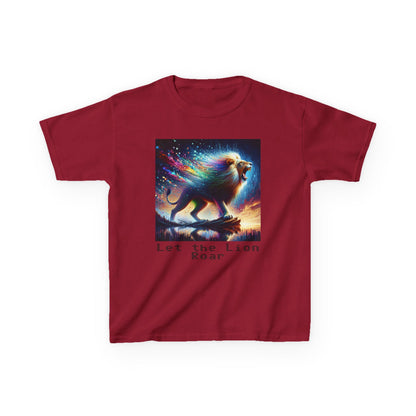 Kids Heavy Cotton™ Tee - Let the lion roar