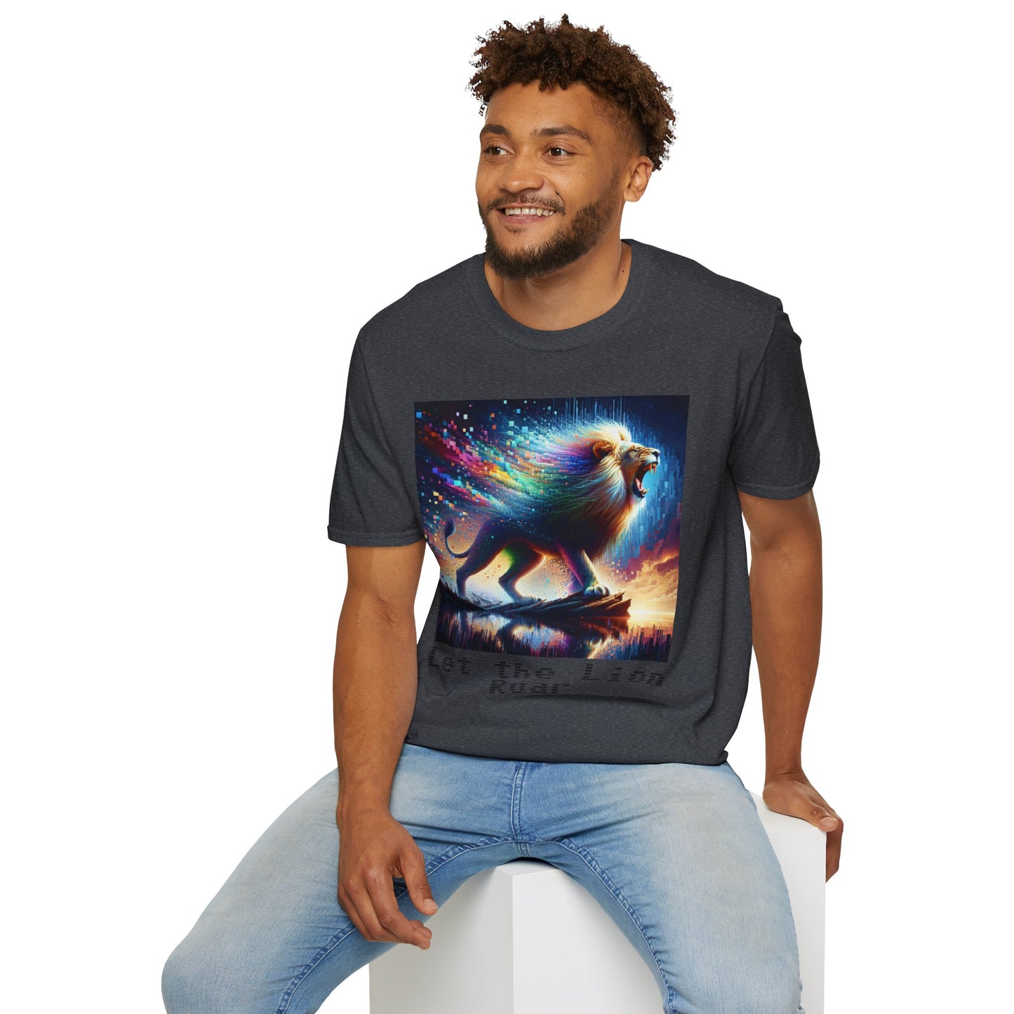 Unisex Softstyle T-Shirt - Lion roar