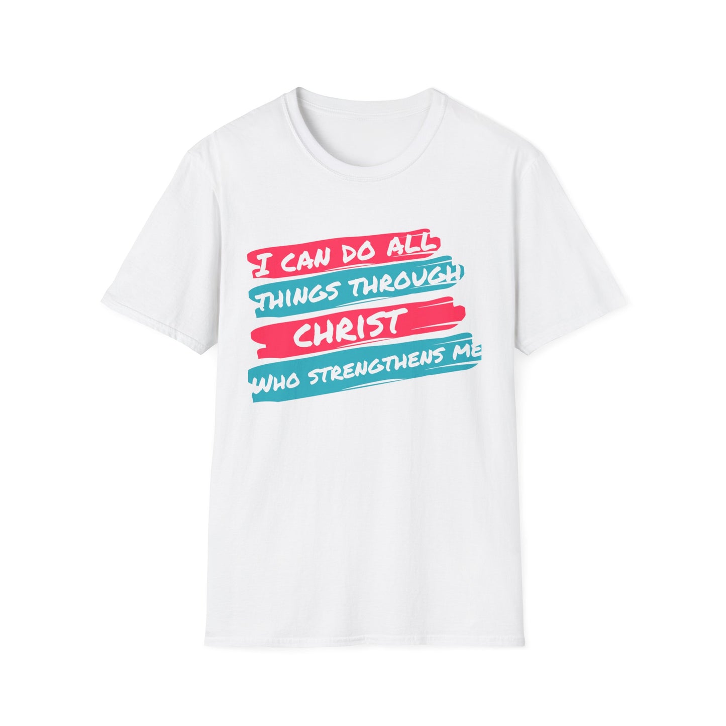 Unisex Softstyle T-Shirt - All things through Christ