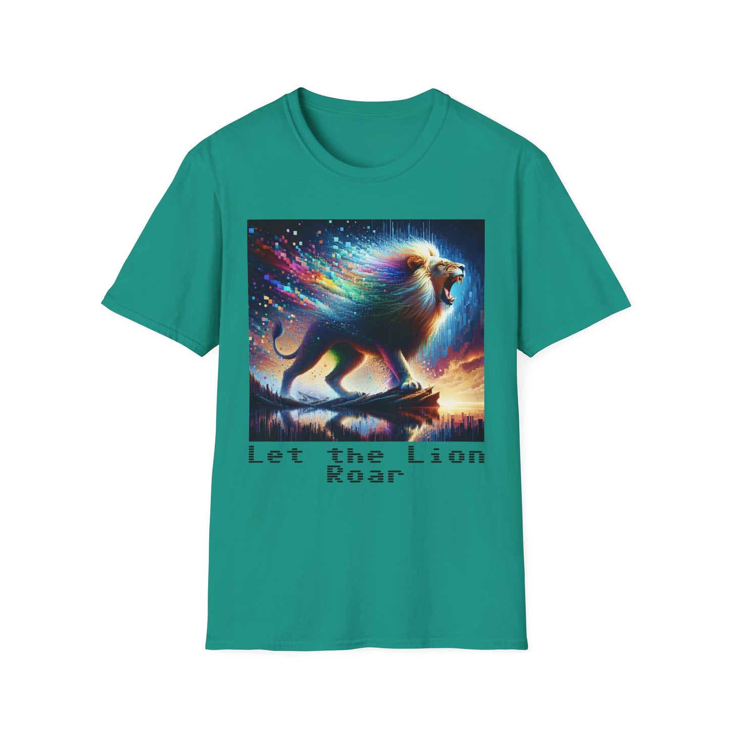 Unisex Softstyle T-Shirt - Lion roar