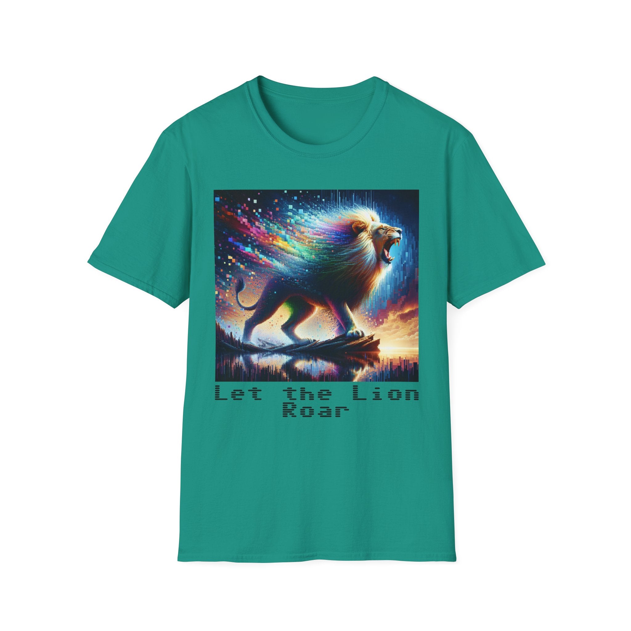 Unisex Softstyle T-Shirt - Lion roar