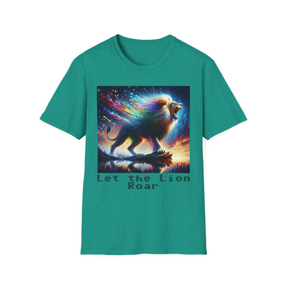 Unisex Softstyle T-Shirt - Lion roar