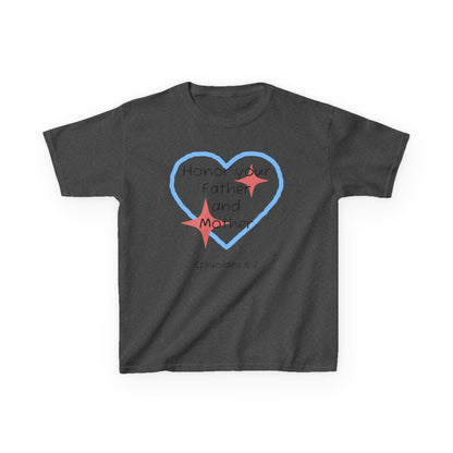 Kids Heavy Cotton™ Tee - Ephesians 6:2