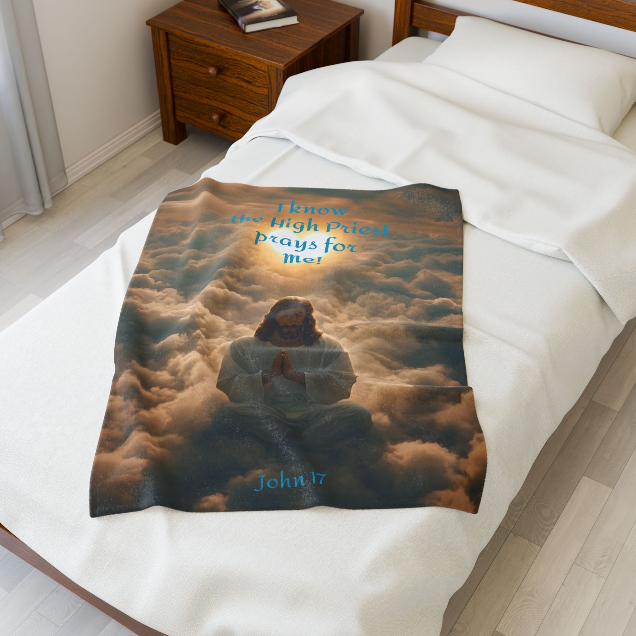 Velveteen Plush Blanket - John 17