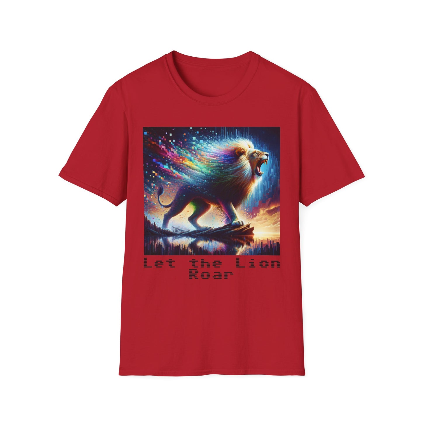 Unisex Softstyle T-Shirt - Lion roar
