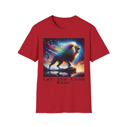 Unisex Softstyle T-Shirt - Lion roar