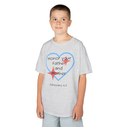 Kids Heavy Cotton™ Tee - Ephesians 6:2