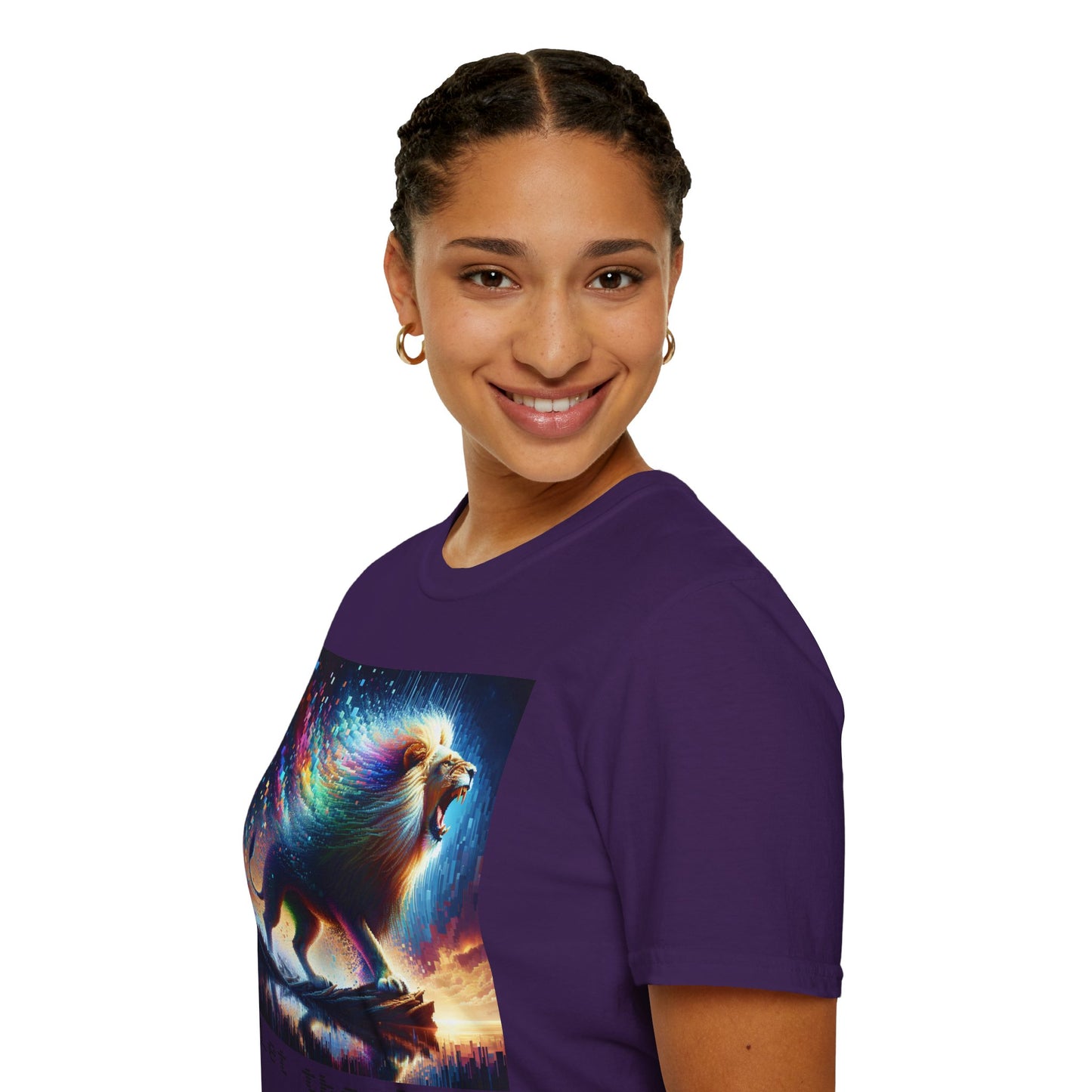 Unisex Softstyle T-Shirt - Lion roar