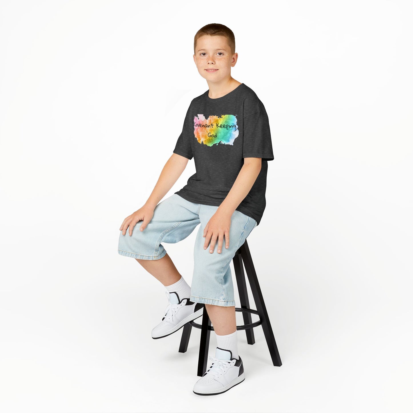 Kids Heavy Cotton™ Tee - Covenant keeping God