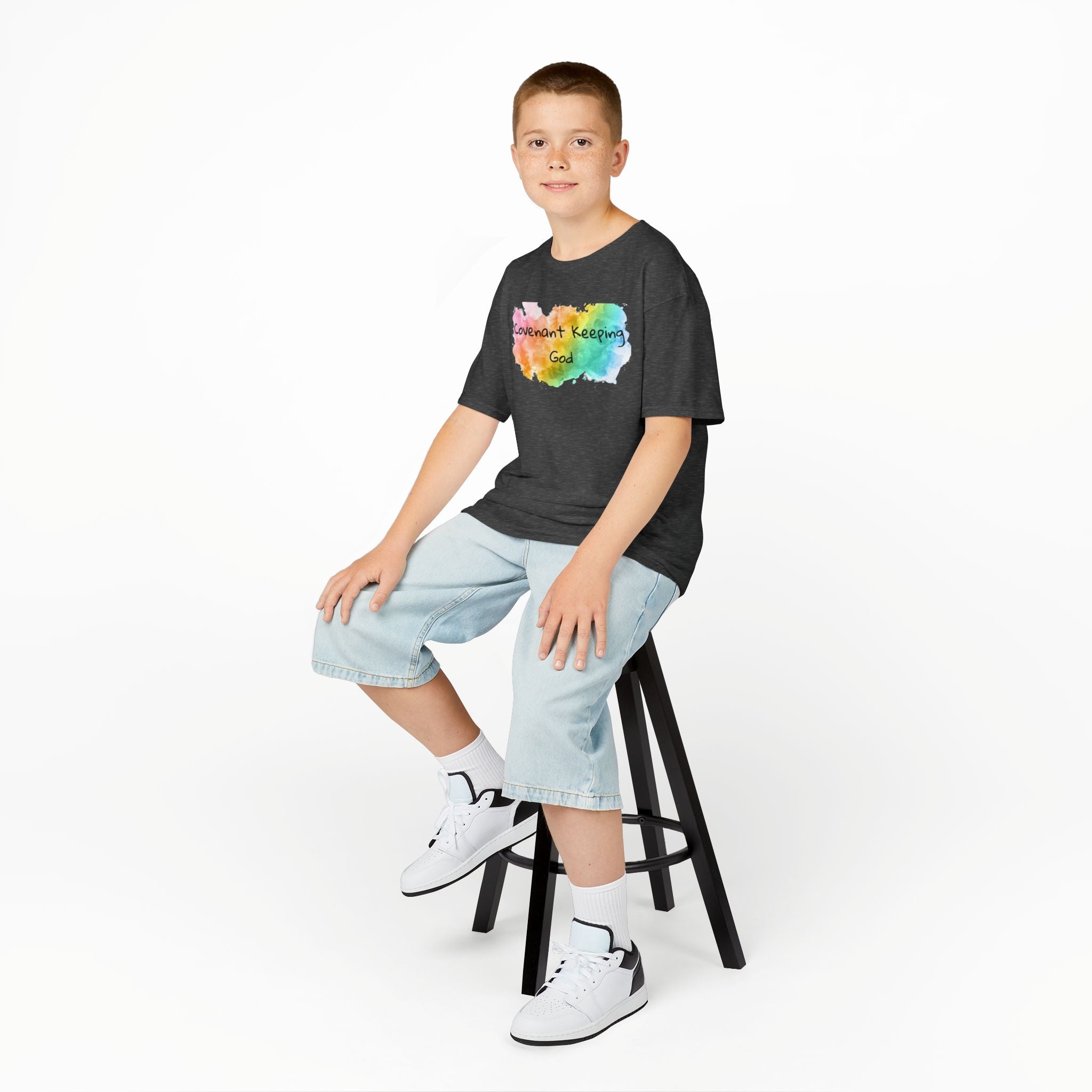 Kids Heavy Cotton™ Tee - Covenant keeping God