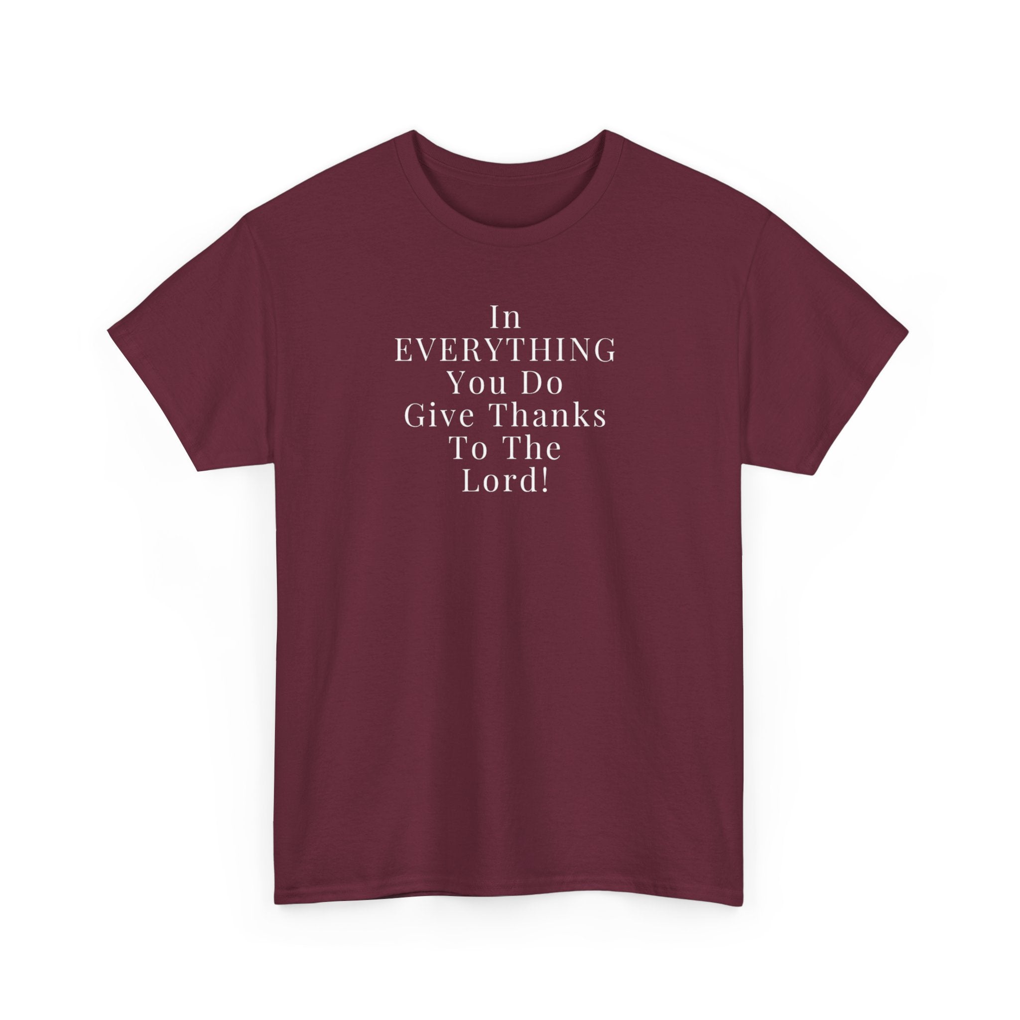 Give thanks to the Lord