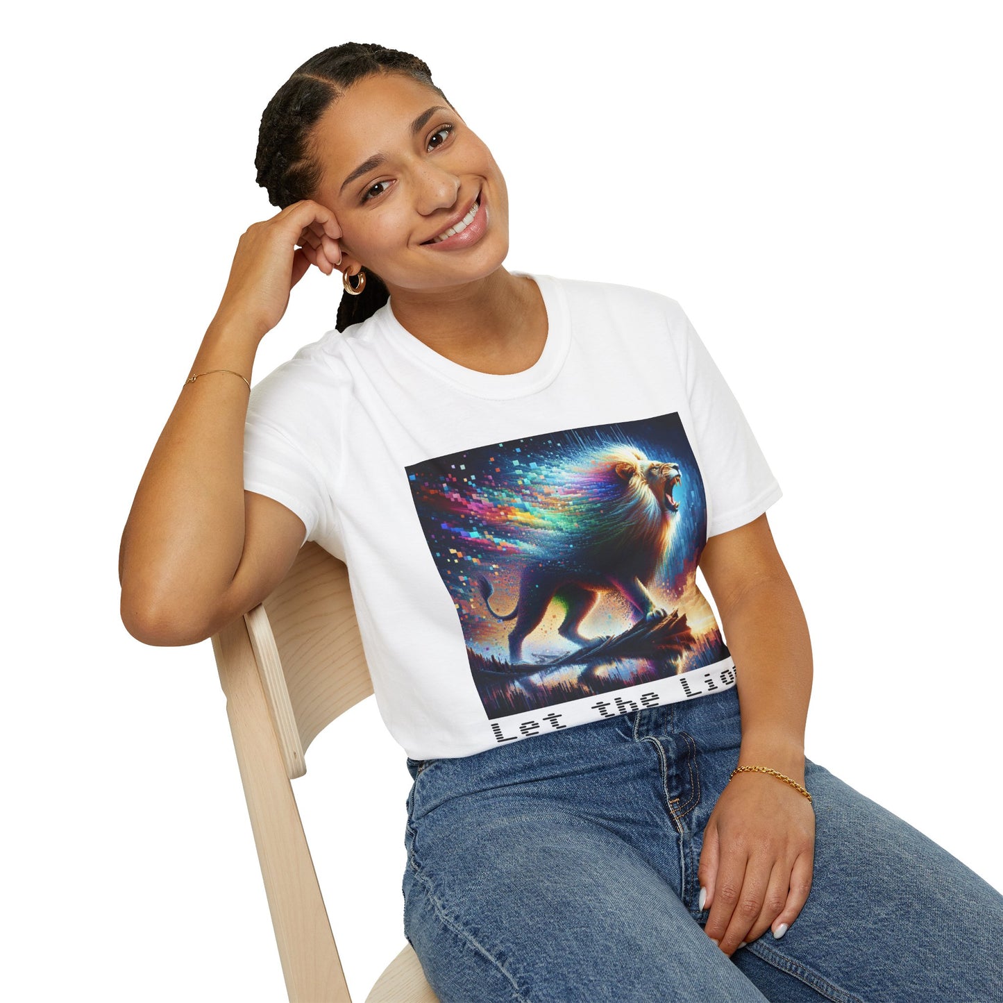 Unisex Softstyle T-Shirt - Lion roar