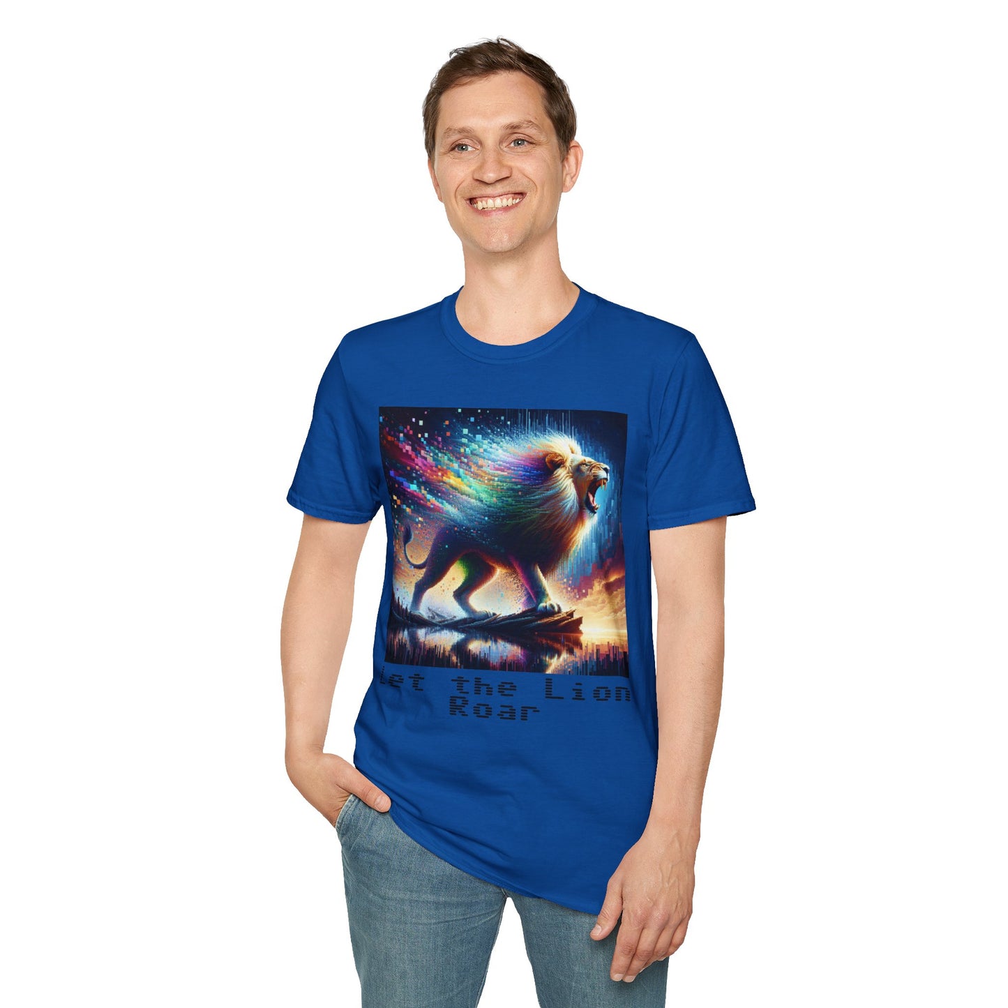 Unisex Softstyle T-Shirt - Lion roar