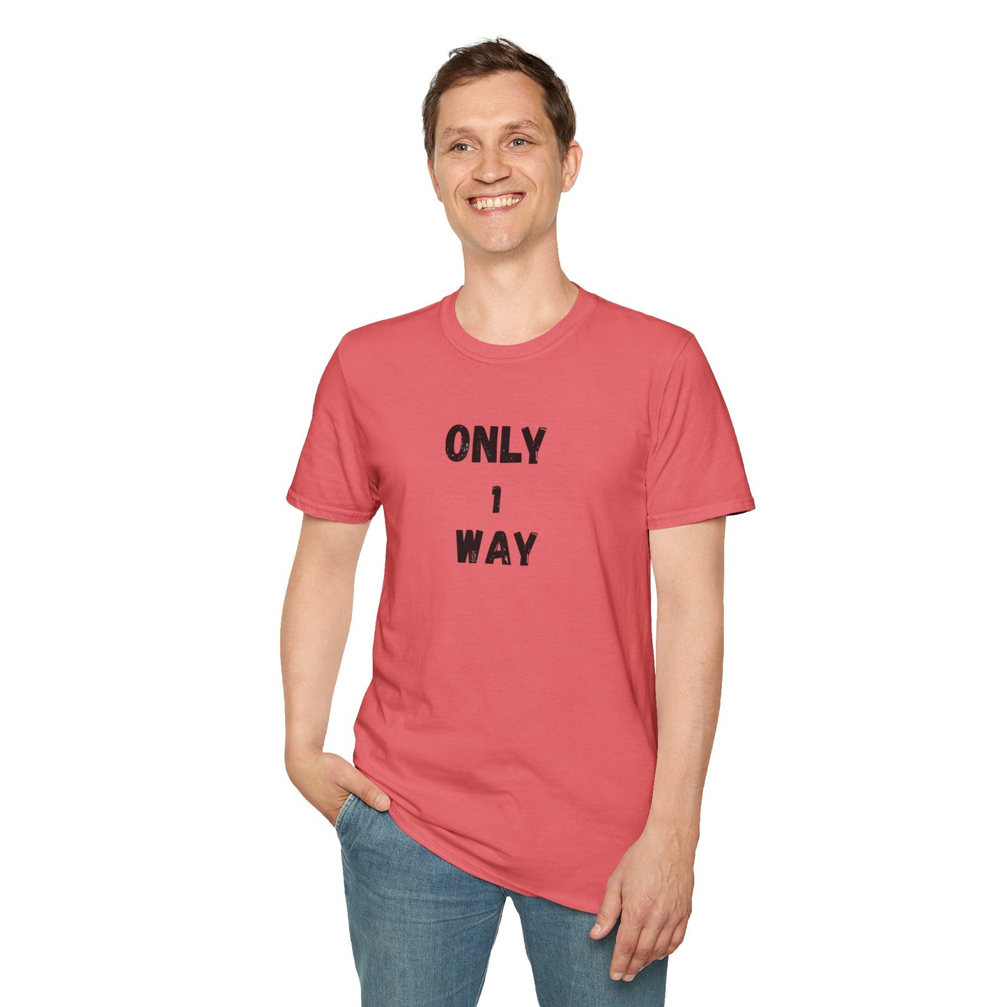 Unisex Softstyle T-Shirt - Only 1 way