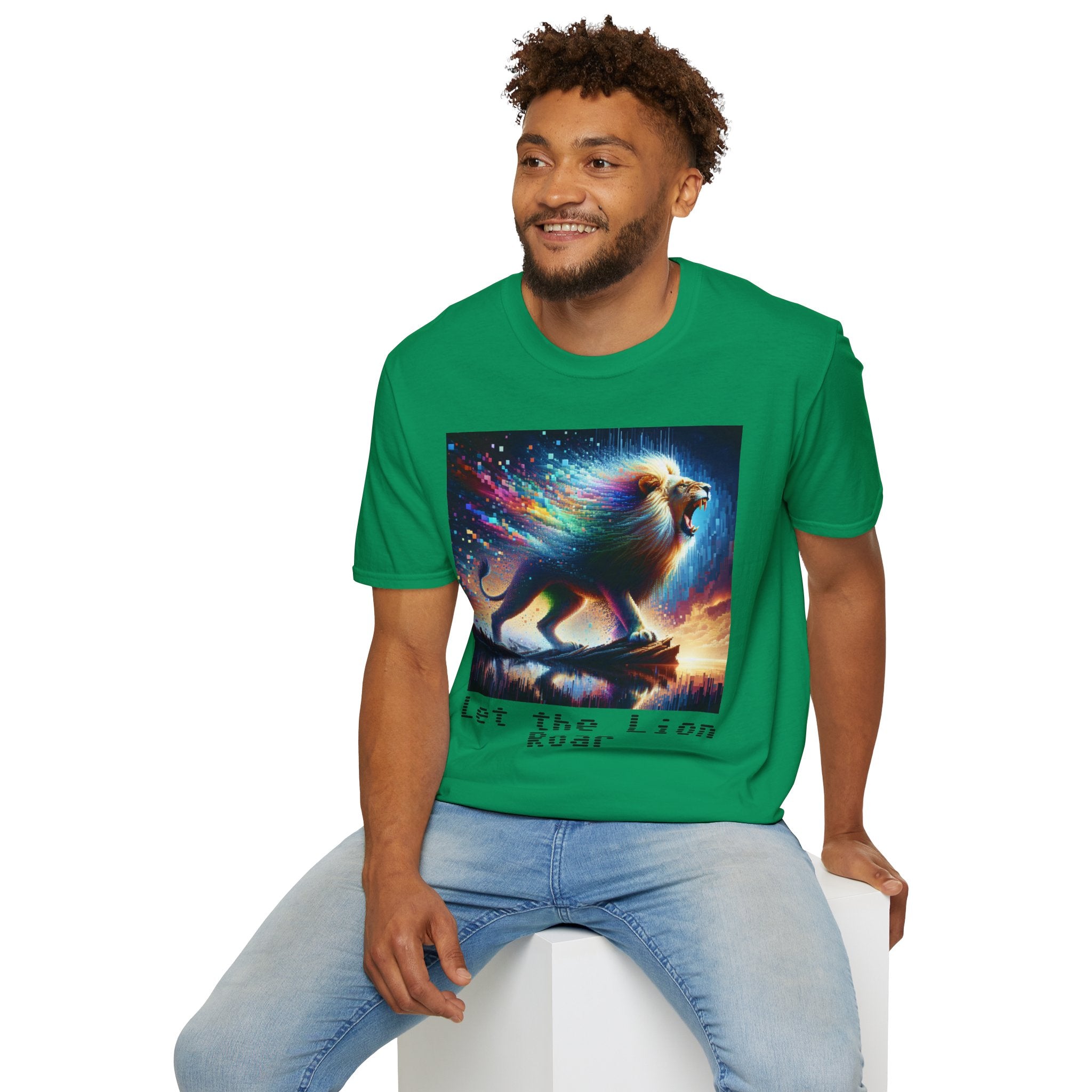 Unisex Softstyle T-Shirt - Lion roar
