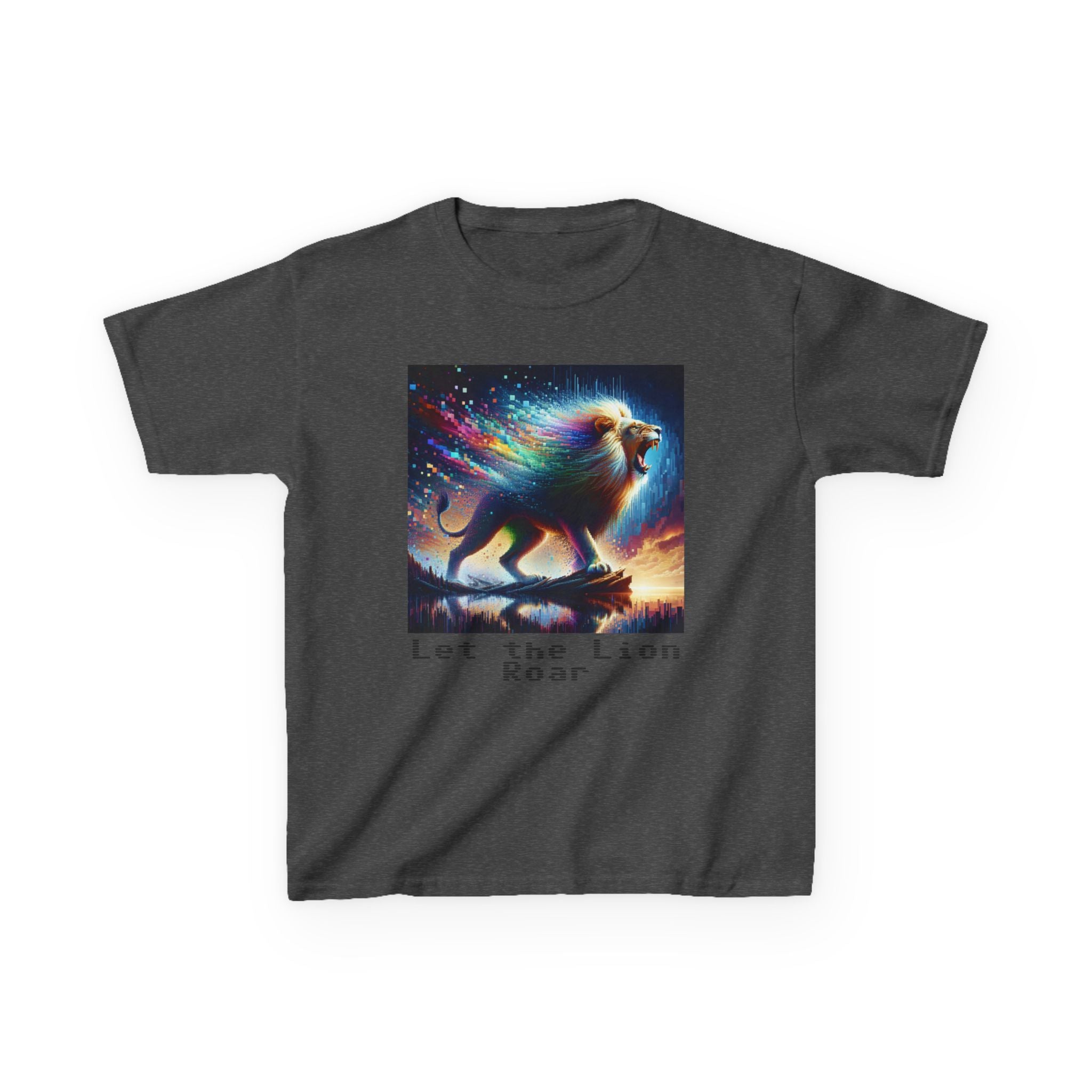 Kids Heavy Cotton™ Tee - Let the lion roar