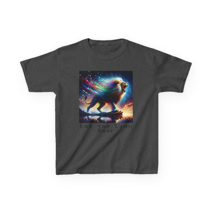Kids Heavy Cotton™ Tee - Let the lion roar