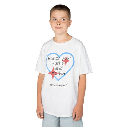 Kids Heavy Cotton™ Tee - Ephesians 6:2