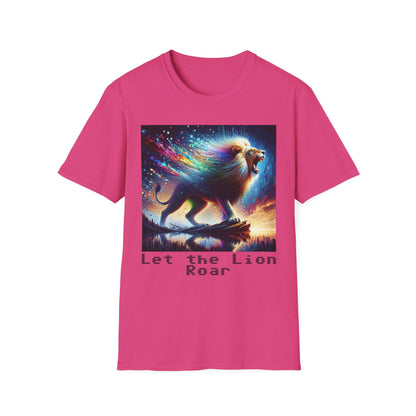 Unisex Softstyle T-Shirt - Lion roar