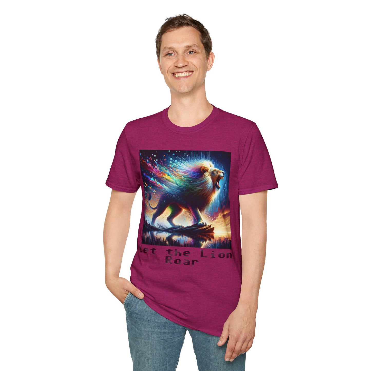 Unisex Softstyle T-Shirt - Lion roar