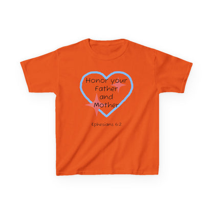 Kids Heavy Cotton™ Tee - Ephesians 6:2