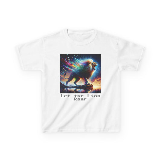 Kids Heavy Cotton™ Tee - Let the lion roar