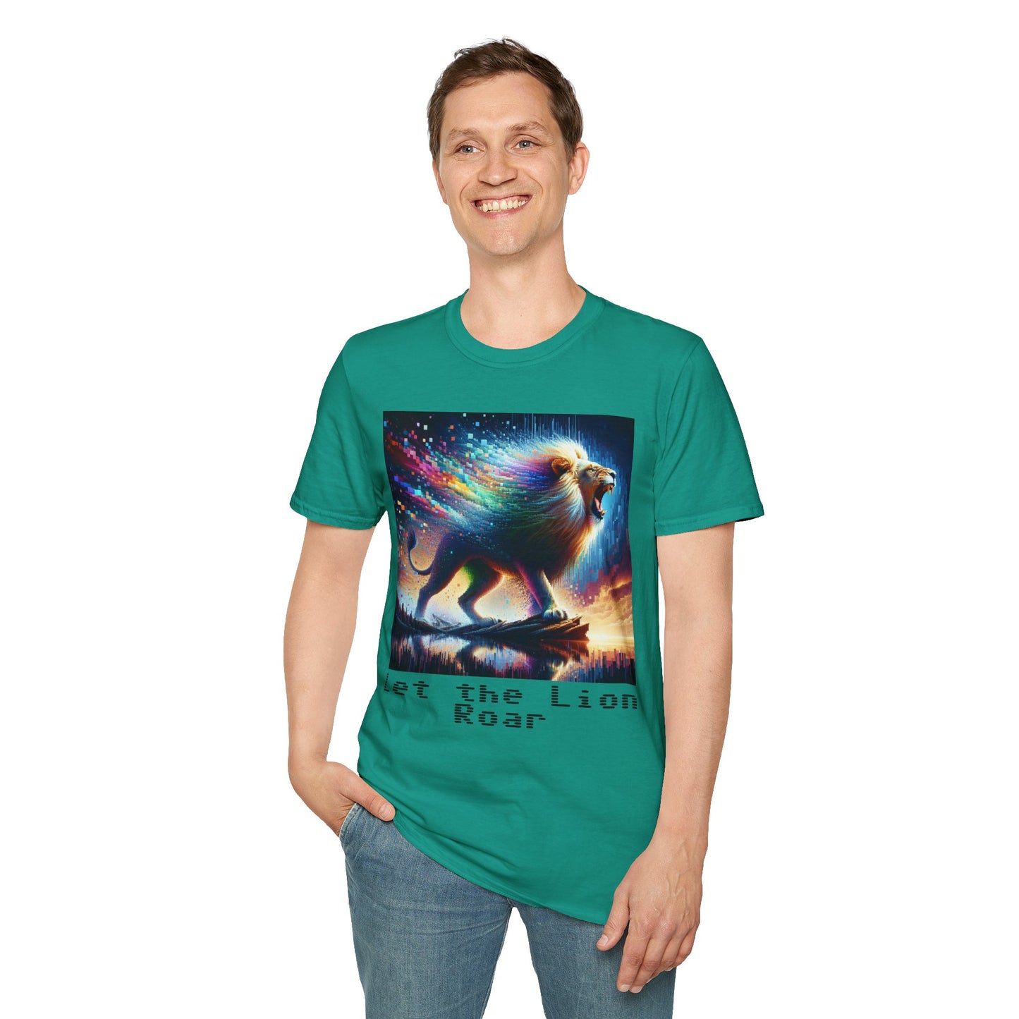 Unisex Softstyle T-Shirt - Lion roar