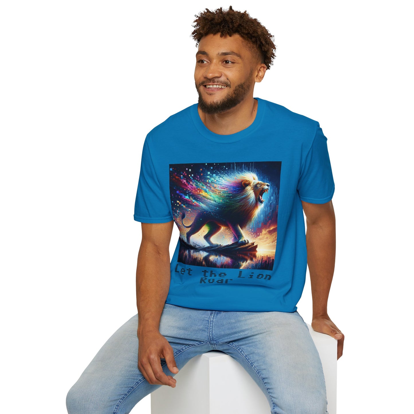 Unisex Softstyle T-Shirt - Lion roar