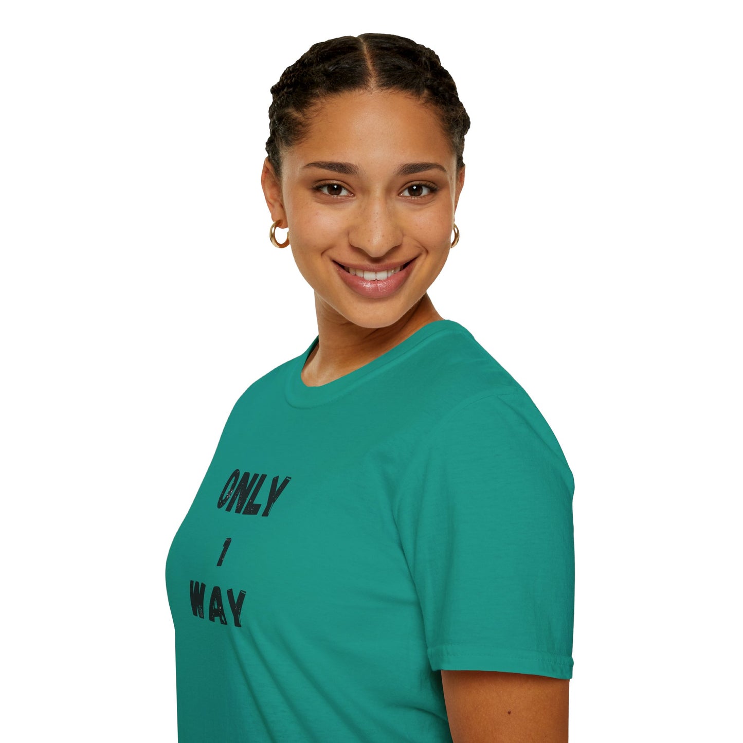 Unisex Softstyle T-Shirt - Only 1 way