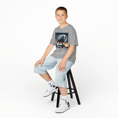 Kids Heavy Cotton™ Tee - Let the lion roar