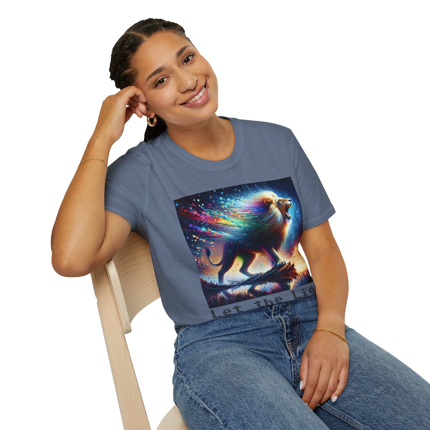 Unisex Softstyle T-Shirt - Lion roar