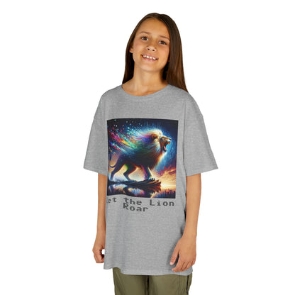 Kids Heavy Cotton™ Tee - Let the lion roar