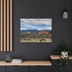 Job 28:28 - Framed Canvas Wall Art
