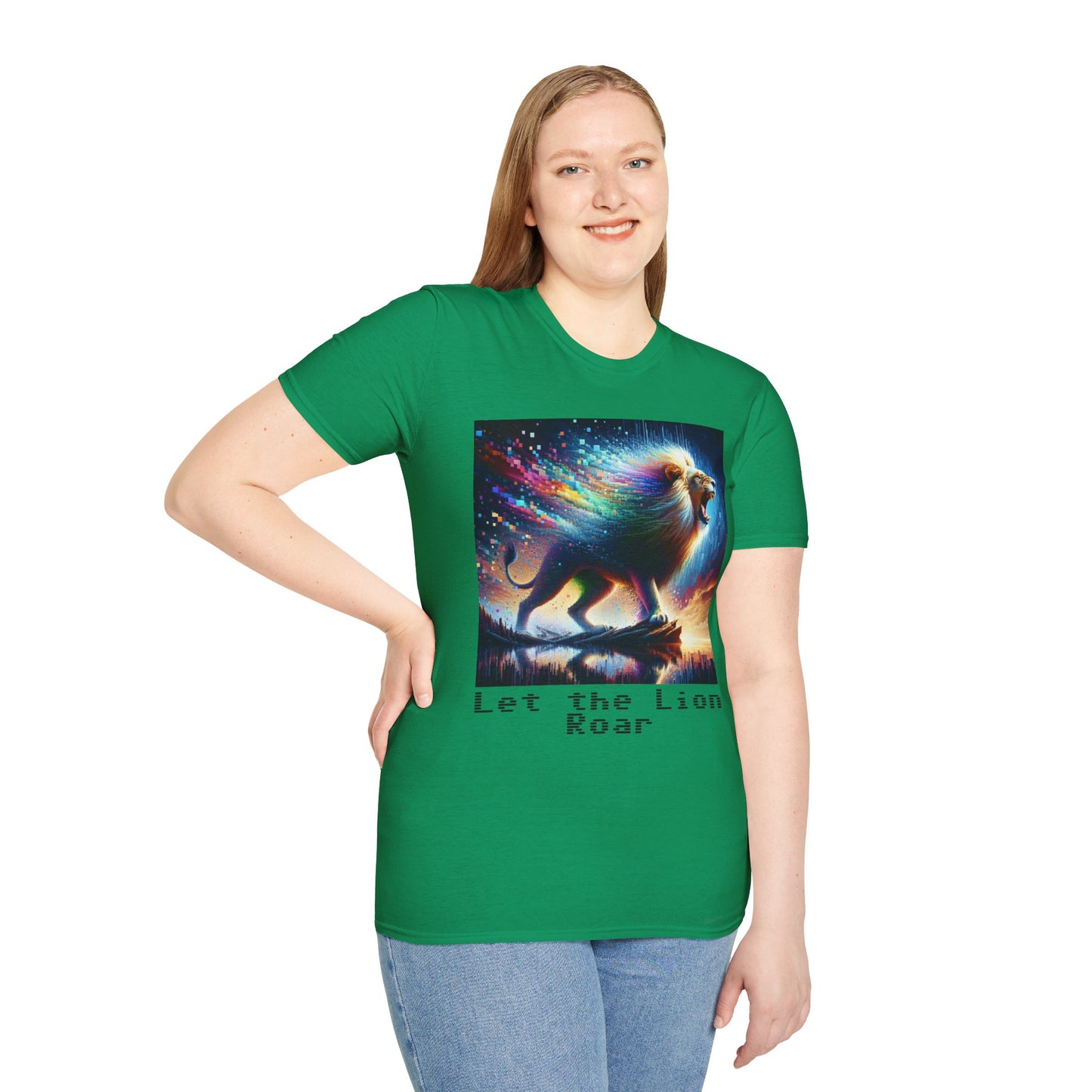 Unisex Softstyle T-Shirt - Lion roar