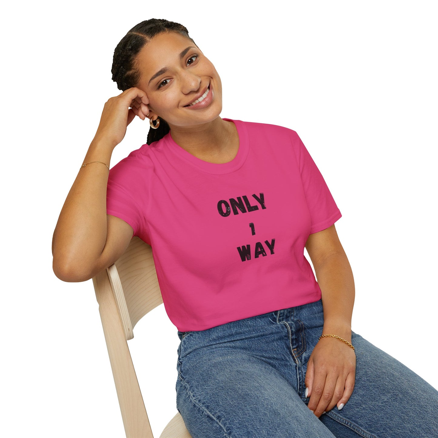 Unisex Softstyle T-Shirt - Only 1 way