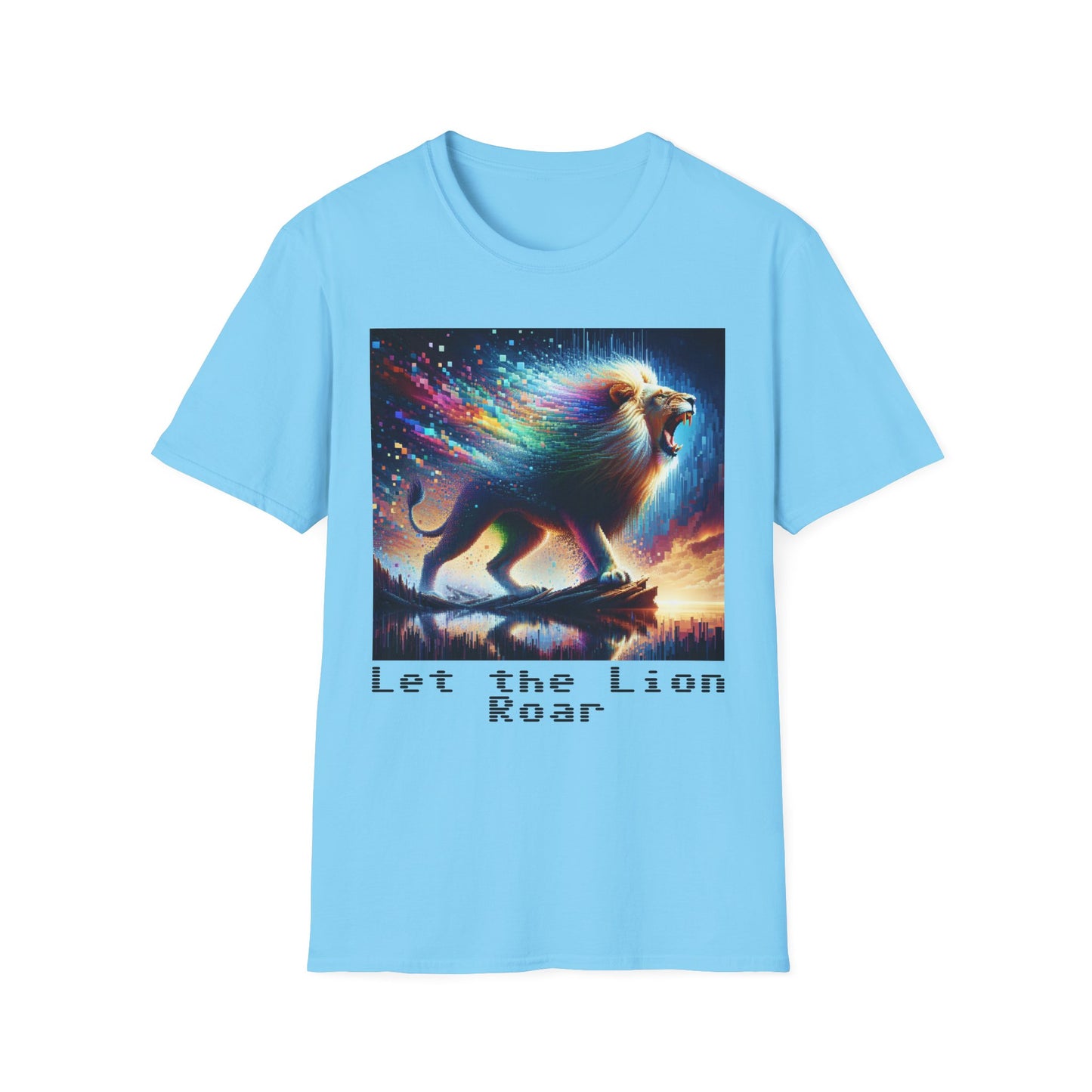 Unisex Softstyle T-Shirt - Lion roar